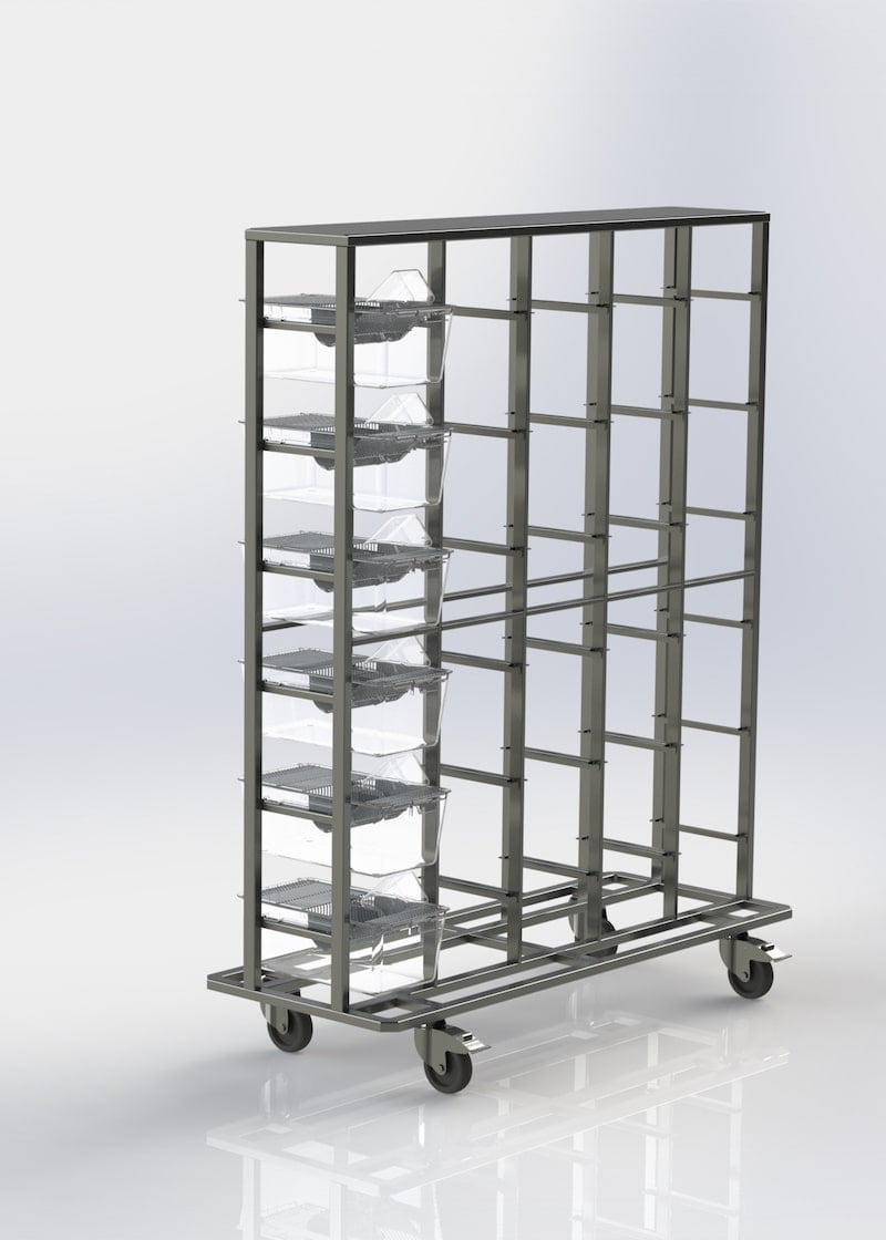UNO Cage rack Type II long cages 48