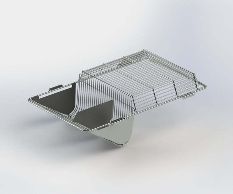 UNO Wire lid for cages Type IIIHS- 50mm raised